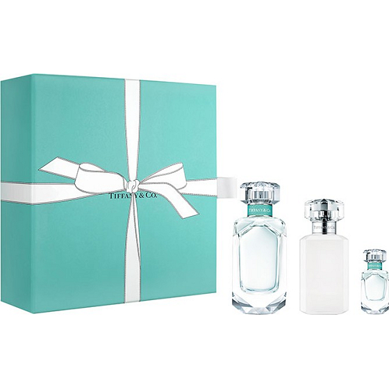 Tiffany & Co. Tiffany parfémovaná voda pro ženy 75 ml + parfémovaná voda 5 ml + tělové mléko 100 ml, dárková sada