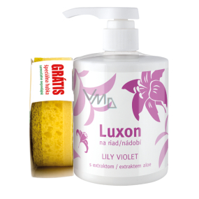 Luxon Lily Violet na nádobí 450 ml dávkovač + houbička