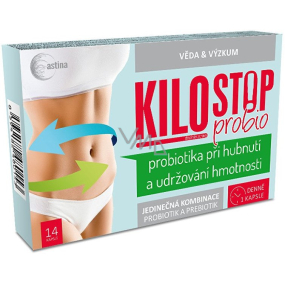 Astina Kilostop Probio probiotika při hubnutí doplněk stravy 14 kapslí