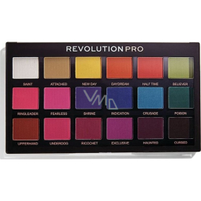 Makeup Revolution Pro Regeneration paletka očních stínů Trends Mischief Mattes 18 x 0,8 g
