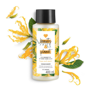 Love Beauty & Planet Ylang Ylang a Kokosový olej regenerační kondicionér pro suché, poškozené vlasy 400 ml