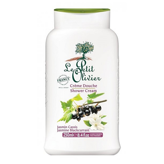 Le Petit Olivier Jasmín a černý rybíz sprchový krém 250 ml