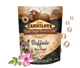 Carnilove Dog Pouch Paté Buvol s plátky růže bezobliné kapsičky pro dospělé psy 300 g