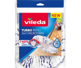 Vileda Turbo náhradní hlavice z mikrovlákna 3v1 o 40% větší čisticí výkon