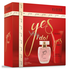 Elode Yes I Do! parfemovaná voda 100 ml + tělové mléko 100 ml, dárková sada pro ženy