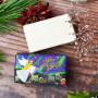 English Soap Anděl - Borůvka, Vanilka & Mošus vánoční přírodní parfémované toaletní mýdlo s bambuckým máslem 190 g