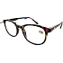 Berkeley Čtecí dioptrické brýle +2,5 plast mourovaté, fialovohnědé 1 kus MC2198