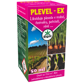 Biom Plevel - Ex herbicidní přípravek k hubení jednoletých jednoděložných a jednoletých dvouděložných plevelů 50 ml A230550, 10/2025