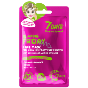 7Days Blazing Friday textilní pleťová maska pro všechny typy pleti 28 g