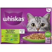 Whiskas Výběrové menu v želé hovězí, kuře, losos, tuňák kapsičky 12 x 85 g