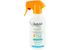 Astrid Sun Sensitive OF50+ mléko na opalování rodinné 270 ml spray