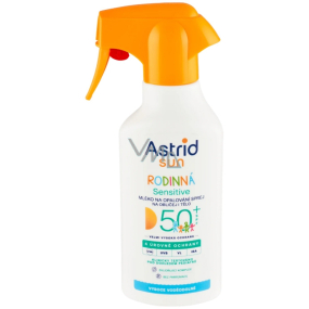 Astrid Sun Sensitive OF50+ mléko na opalování rodinné 270 ml spray