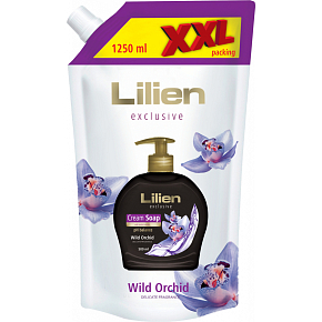 Lilien tekuté mýdlo krémové Wild Orchid  XXL náplň, 1250 ml