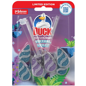 Duck WC závěs Active Clean Duo Violet, 2x 36 g