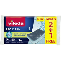 Vileda Pro Clean houba na nádobí, 2+1 ks