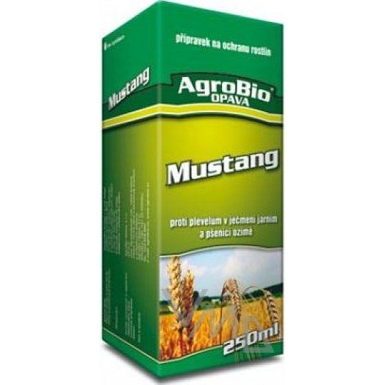 AgroBio Mustang proti plevelům v ječmeni jarním a pšenici ozimé 250 ml