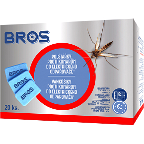Bros elektrický odpařovač proti komárům, náhradní náplň, 20 nocí