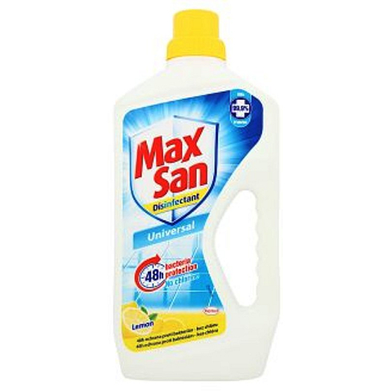Max San Universal Lemon univerzální čistič ochrana proti bakteriím 1 l