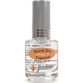 Jordana Lak na nehty rychle sušící Quick Dry Topcoat 406 15 ml