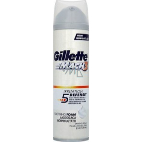 Gillette SkinGuard Sensitive zklidňující pěna na holení pro muže 250 ml