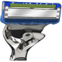 Gillette Fusion ProGlide Flexball Power Silver holicí strojek + náhradní hlavice 1 kus + baterie 1 kus, pro muže
