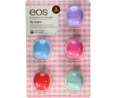 Eos Lip Balm 5 Pack Passion Fruit, Blueberry Acai, Strawberry Sorbet, Summer Fruit, Sweet Mint balzám na rty 5 x 7 g