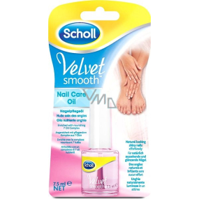 Scholl Velvet Smooth Pink olej na nehty 7,5 ml