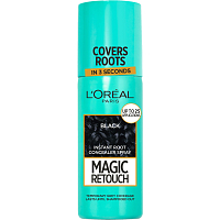 L'Oréal Magic Retouch Black zakrytí odrostů, 75 ml