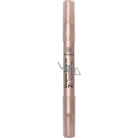 Dermacol Gorgeous Eyebrow Correcting & Illuminating Pen 2v1 korektor a rozjasňovač pod obočí 10 g