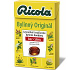 Ricola Original švýcarské bylinné bonbóny bez cukru s vitamínem C z 13 bylin 40 g