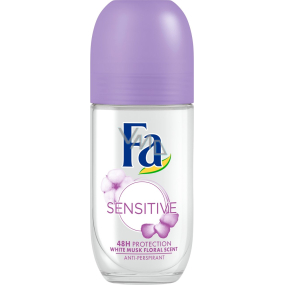 Fa Sensitive kuličkový antiperspirant deodorant roll-on pro ženy 50 ml