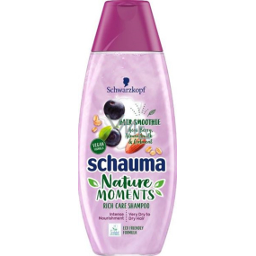 Schauma Nature Moments Acai plody, mandlové mléko a ovesné vločky šampon na velmi suché a suché vlasy 400 ml