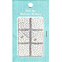 Nail Accessory Hollow Sticker šablonky na nehty multibarevné cihličky 1 aršík 129