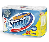 Almus Spongy Megapack toaletní papír bílý 2 vrstvý, návin 16 m, 24 kusů