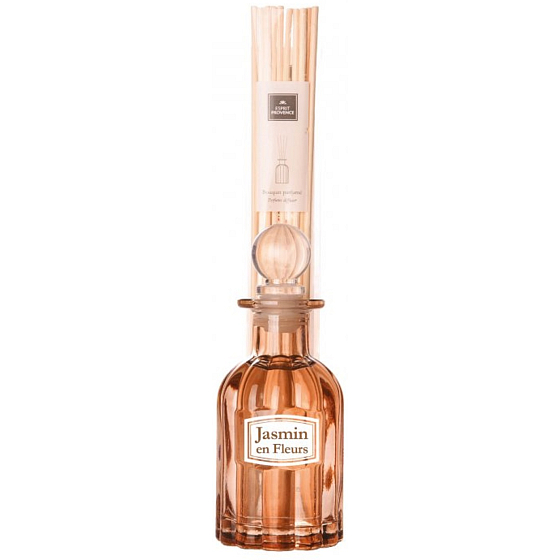 Esprit Provence Jasmín vonný difuzér s 10 ratanovými tyčinkami 100 ml