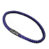 Lanový Magnetický náramek – tmavě modrý 20,5 cm x 4 mm, unisex