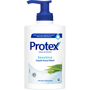 Protex Sensitive antibakteriální tekuté mýdlo s dávkovačem 250 ml