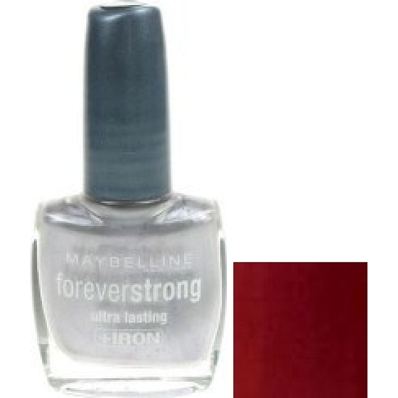 Maybelline Forever Strong Ultra Lasting lak na nehty 06 Deep Red 10 ml