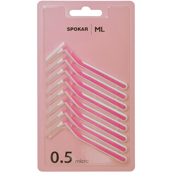 Spokar ML Mezizubní kartáčky L 0,5 mm micro, sada 8 kusů
