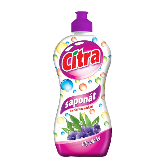 Citra Lily Violet saponát na ruční mytí nádobí 500 ml