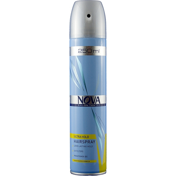 Nova Ultra Hold velmi silně tužící lak na vlasy 250 ml