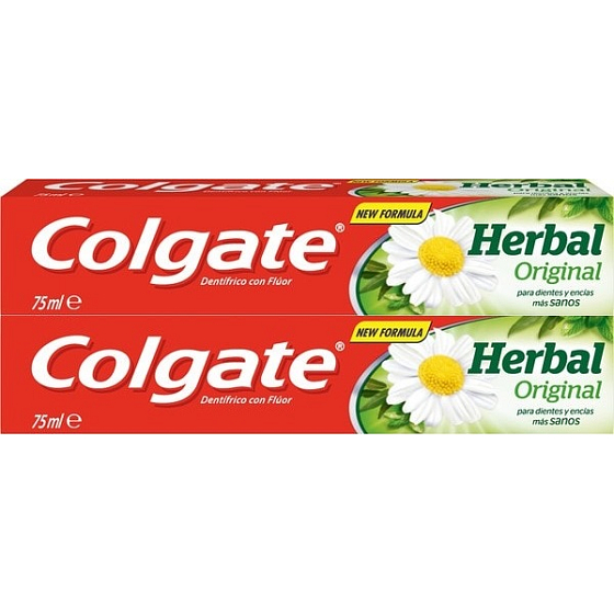 Colgate Herbal Original zubní pasta 2 x 75 ml, duopack