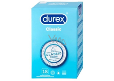 Durex Classic klasický kondom nominální šířka: 56 mm 18 kusů