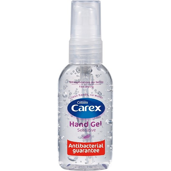 Carex Sensitive antibakteriální gel na ruce pro citlivou pokožku 50 ml