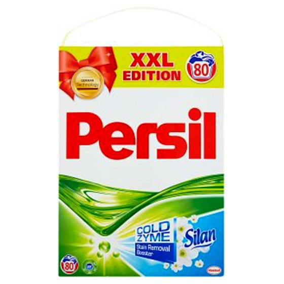 Persil ColdZyme Fresh by Silan prací prášek na bílé a stálobarevné prádlo box 80 dávek 5,6 kg