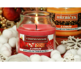 Lima Aroma Dreams Vánoční fantazie aromatická svíčka sklenička s víčkem 120 g