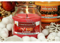 Lima Aroma Dreams Vánoční fantazie aromatická svíčka sklenička s víčkem 120 g
