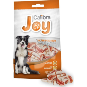 Calibra Joy Kuřecí maso & treska Sushi doplňkové krmivo pro psy 80 g