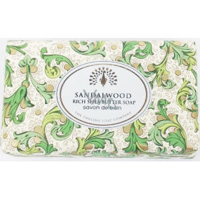 English Soap Santalové dřevo přírodní parfémované mýdlo s bambuckým máslem 190 g