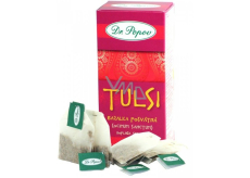 Dr. Popov Tulsi Bazalka posvátná bylinný čaj podporuje vitalitu, imunitu dýchání, přispívá také ke zvládání stresu 20 x 1,5 g